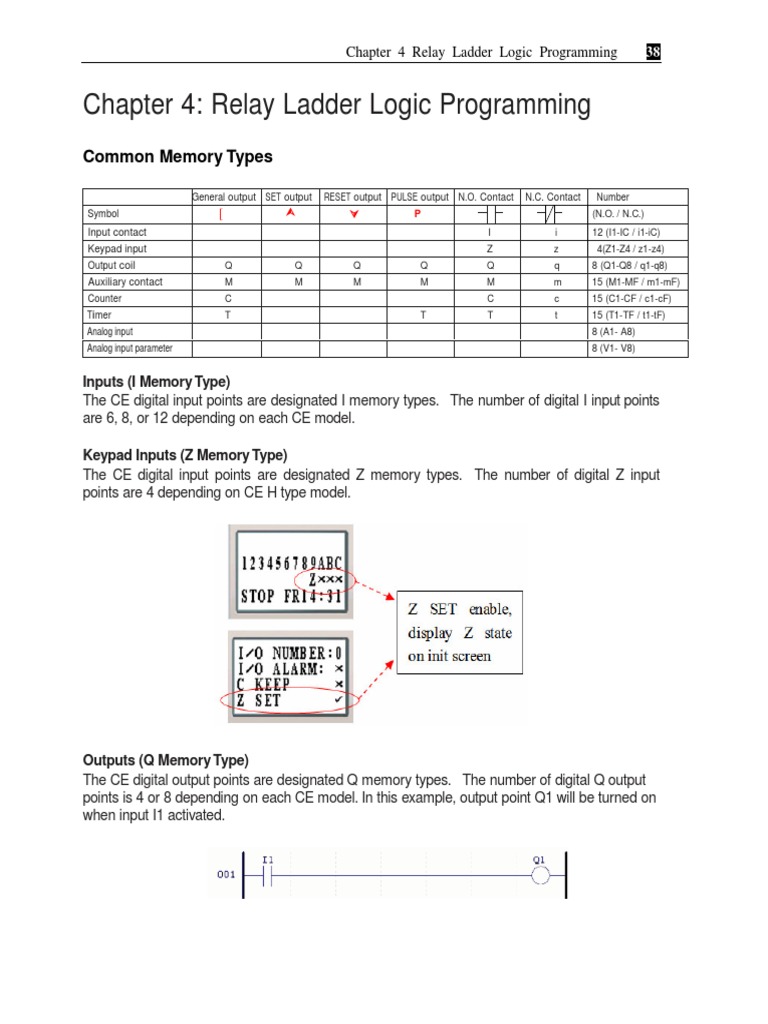 07 Chapter 4-Relay Ladder Logic Programming | PDF | Timer | Relay