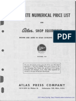 2007 Parts Price List Atlas Parts & Accessories