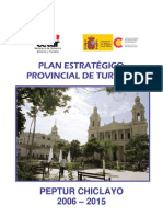 Plan Estrategico Provincial Turismo Chiclayo 2006 - 2015
