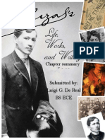 Rizal Life and works Chapter Summary 9-13