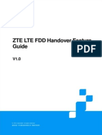 ZTE LTE FDD Handover Feature Guide V1 0
