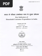 Key Indicators of Household Consumer Expenditure 2011-12