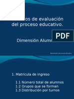 Criterios de Evaluacion Del Proceso Educativo