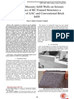 Aaaaaaa2013Influence of Masonry Infill Walls on Seismic Performance of RC Framed Structures a Comparision of AAC and Conventional Brick Infill