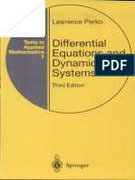 Differential Equations and Dynamical Systems Lawrence Perko