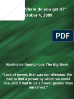 "Faith - Where Do You Get It?" October 4, 2009