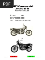 Parts Katalog Z1 1973