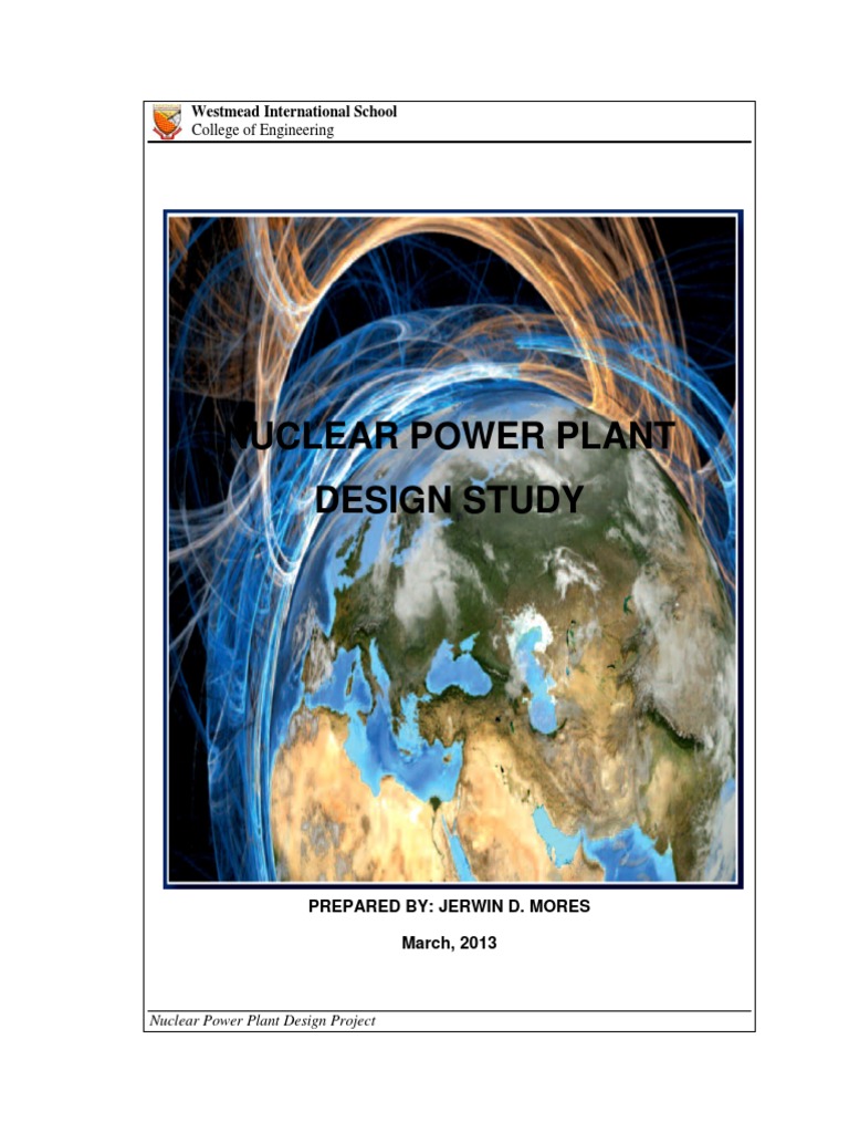 Nuclear Power Plant Design Study | PDF