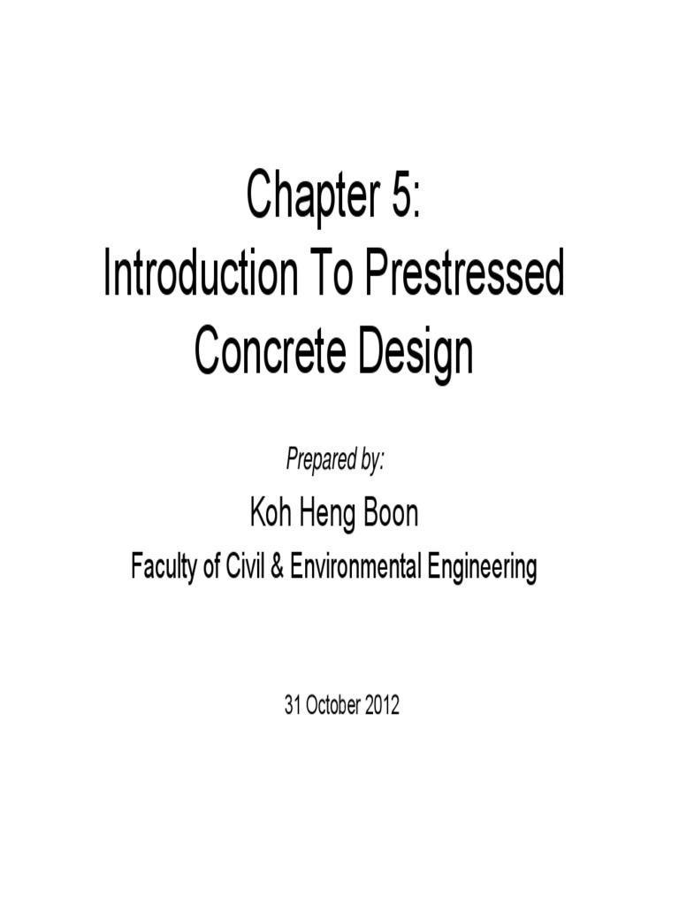 Prestressed Concrete Design Principles | PDF | Prestressed Concrete ...