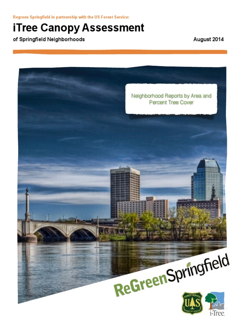 I-Tree Canopy Reports: Springfield, MA Neighborhoods | PDF ...