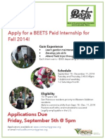 Fall 2014 Beets Flyer