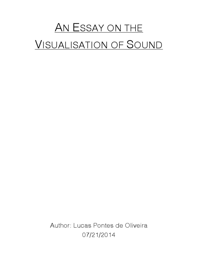 Visualizing Sound: Tools & Techniques | PDF | Sound | Waves