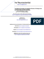 Neurology - Prefrontal Cortex and Long-Term Memory Encoding An Integrative Review of Findings From Neuropsychology and Neuroimaging