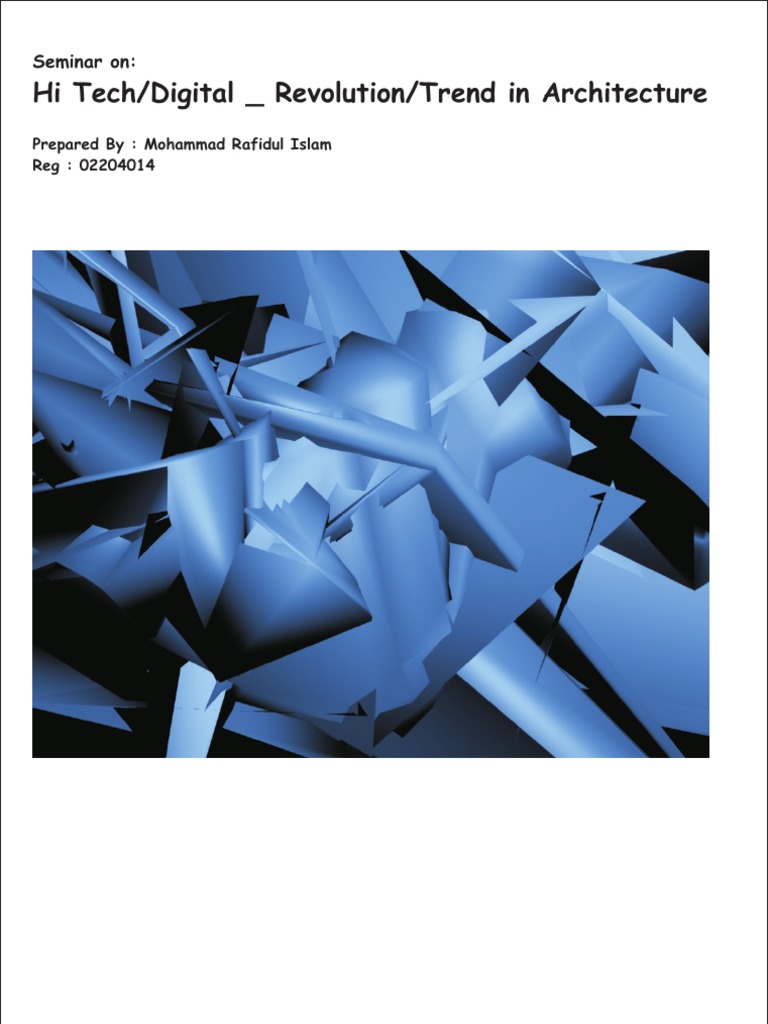 Digital Trends in Architecture | PDF | Space | Revolutions