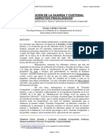 Evolución de La Guarda y Custodia - Aspectos Psicológicos