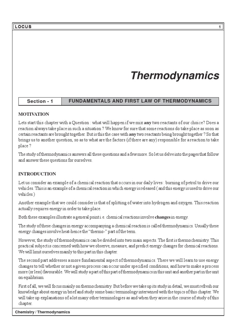 Thermodynamics: Energy Changes in Reactions | PDF | Enthalpy | Heat