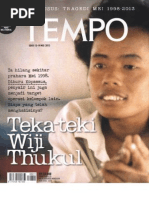 Majalah Tempo Edisi Wiji Thukul