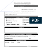 Ride Request Form