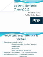 Curs Rezidenti Geriatrie (7 Iunie 2012)