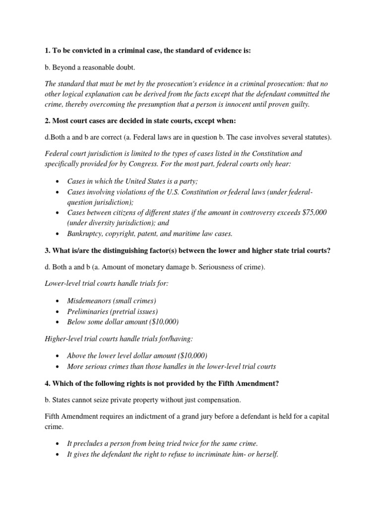 Criminal Law Evidence and Court Procedures | PDF | Deposition (Law ...