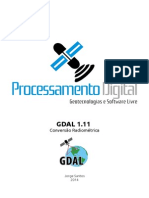 GDAL 1.10: Conversão Radiométrica para Landsat-8 (16 Bit para 8 Bit)