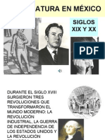 FICHA 25. LA LITERATURA EN MÉXICO segunda parte