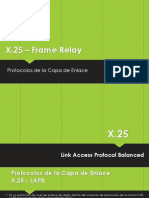 X.25 - Frame Relay: Protocolos de La Capa de Enlace
