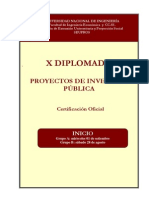 Proyectos de Inversion Publica - Ing Economica