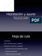 hidratacion y ayuno