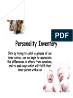 Personality Inventory CSM Compatibility Mode