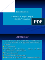 Presentation On Appraisal of Project Report: Bank's Perspective