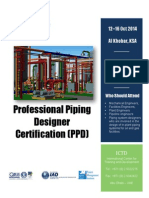 Professional Piping Designer Certification (PPD)