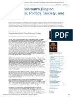 George Reisman's Blog On Economics, Politics, Society, and Culture - Piketty's Capital - Wrong Theory - Destructive Program