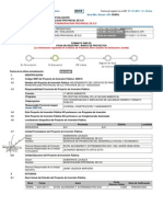 Codigo SNIP Del Proyecto de Inversión Pública