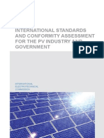 International Standards and Conformity Assessment For The PV Industry and Government