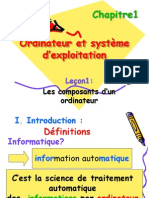 Ordinateur Et Système D'exploitation: Chapitre1