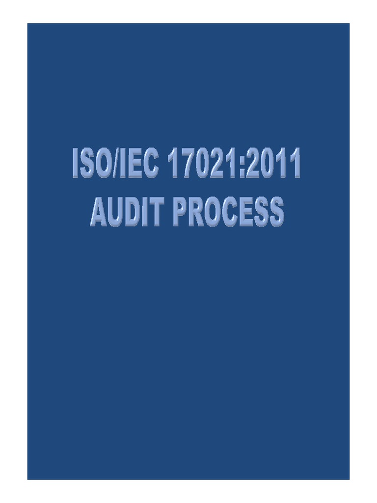ISO-IEC 17021-2011 Audit Process | PDF