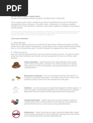 How to write a format