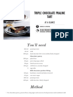 Triple Chocolate Praline Tart