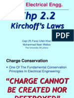 Kirchoff's Laws and Charge Conservation