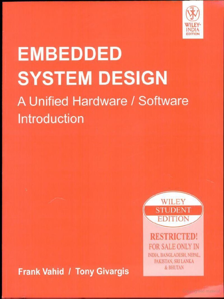 Embedded System Design by Frank Vahid PDF
