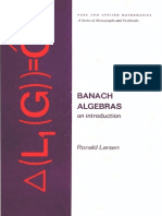 Banach Algebras An Introduction Pure and Applied Mathematics