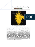 Andy Warhol Dan Eksentrisme Budaya Pop