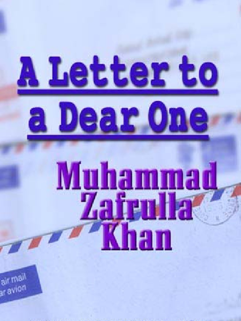A Letter To A Dear One | PDF