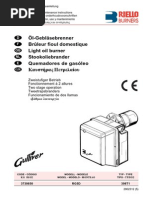 Riello RG5D Burner Manual