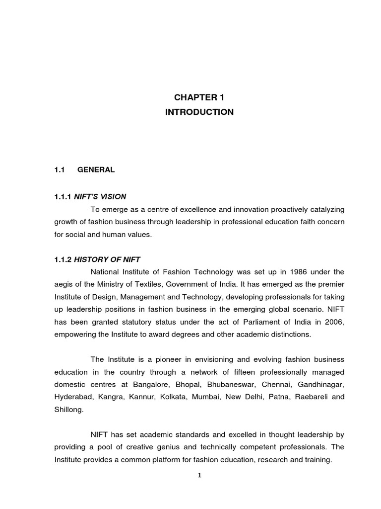 report layout thesis