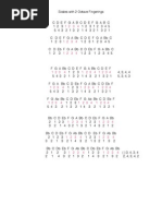 Scales and Two Octave Fingerings