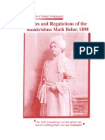 Rules and Regulations of The Ramakrishna Belur Math, 1898