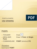 Cad Drawing: Points & Shapes