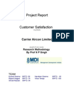 Project Report: Carrier Aircon Limited